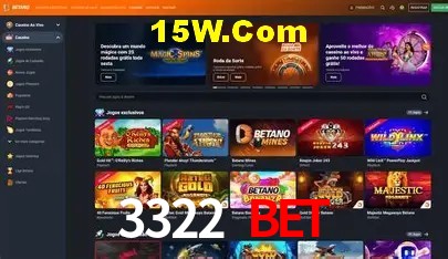 A Experiência Imersiva dos Cassinos Ao Vivo no 3322 Bet